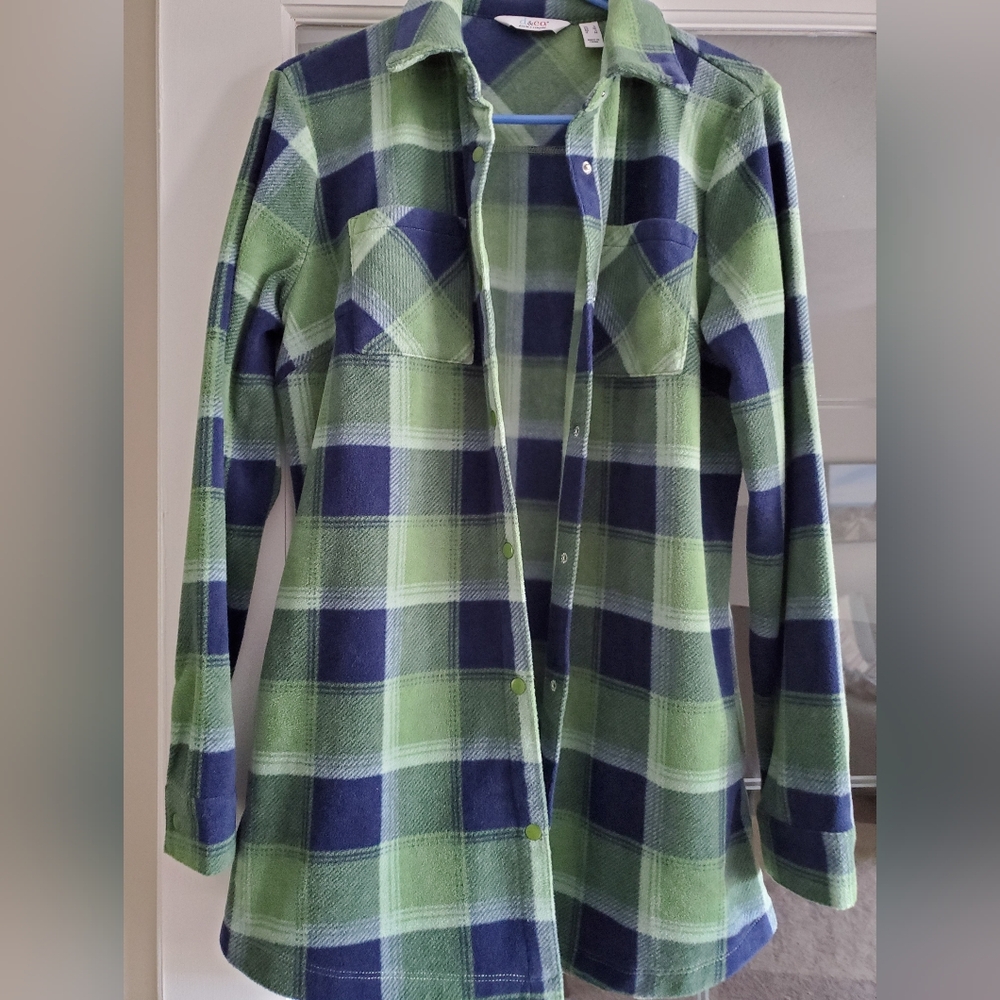 BRAND NEW Denim And Co Micro Fleece Shacket